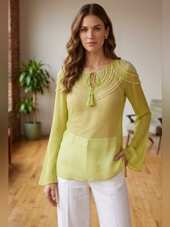 Laundry By Shelli Segal Sweaters - N Green Laundry Shirt Sz M